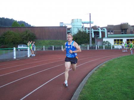 Mikaël sur 1500m..