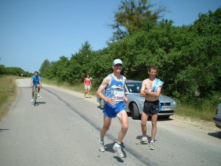 18km c'est comme une promenade de santé pour notre marathonien