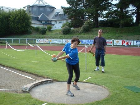 9kg à bout de bras..chapeau Rachel!